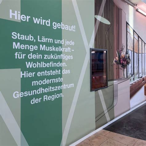 Im Rheinpark-Center gibt’s jetzt Baustellen-Fenster