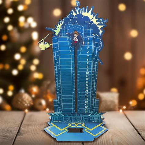 2025 Advent Calendar, Wooden Diehard Advent Calendar Dropped Nakatomi ...