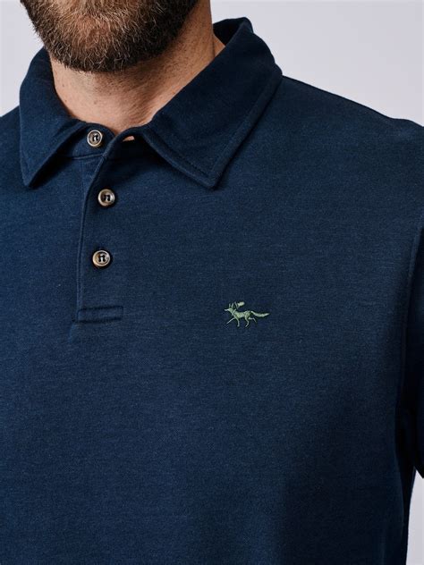 Buy Aubin Blue Chelwood Long Sleeve Polo Shirt from Next India