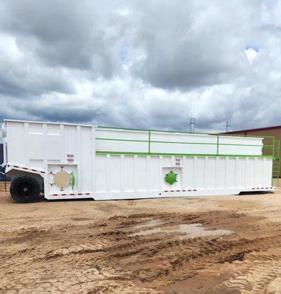 2025 Dragon 18,000 Gallon Smooth Wall Open Top Frac Tank With Dual Weir ...