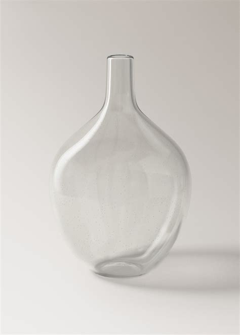 Large glass bottle vase - Home | MANGO Sweden