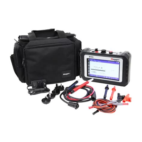 Megger Battery tasting BITE5, Battery voltage: 12 V 24 V 48 V at ...