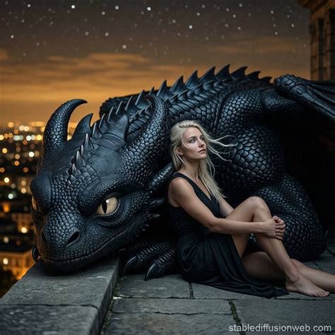pale grey eyes she is sitting with her back leaned against the dragon s shoulder Prompts ...