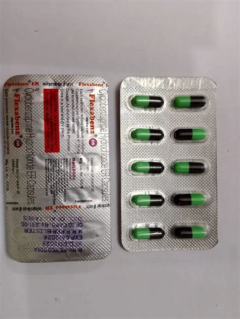 Flexabenz ER Cyclobenzaprine Hydrochloride 15 Mg at ₹ 960/box in Nagpur