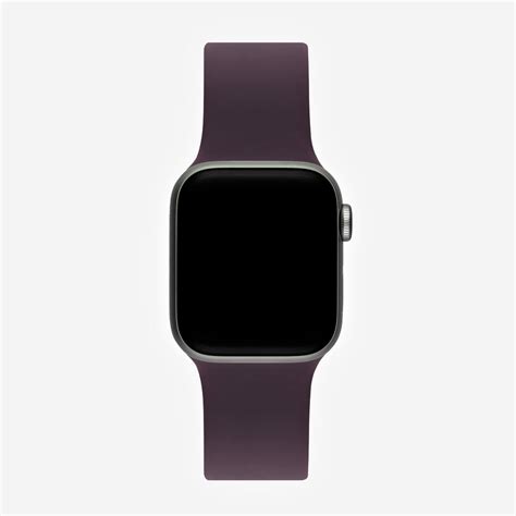 Classic Silicone Apple Watch Band - Dark Cherry - The Salty Fox
