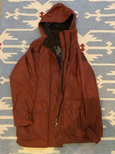 Belstaff Waxed Womens Red Jacket Size 38 | eBay UK