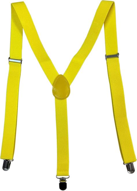 Amazon.co.jp: KASSAI Suspenders, Y Shape, Width 1.0 inches (25 mm ...