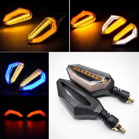 JMA TRADING Front, Rear LED Indicator Light for Universal For Bike ...