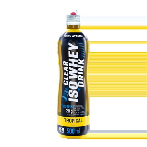 BODY ATTACK CLEAR ISO WHEY DRINK - Whey isolate for on the go