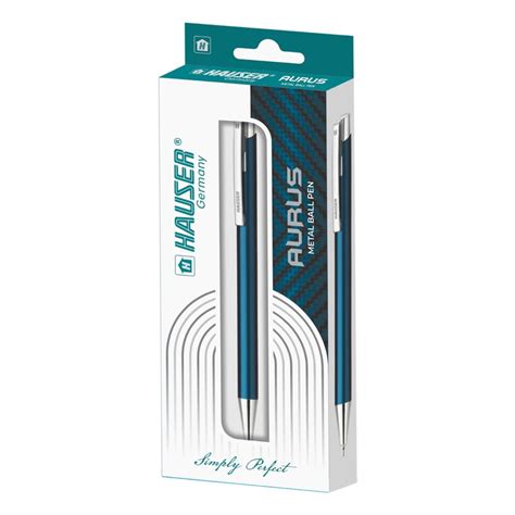 Hauser Aurus Metal Ball Pen | Ink Colour - Blue – GiftsandPens