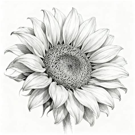 Sketch Sunflower Drawings - AI Art Gallery