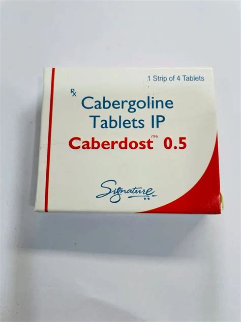0.5Mg CABERDOST Cabergoline Tablets IP at ₹ 410/strip | Cabgolin ...