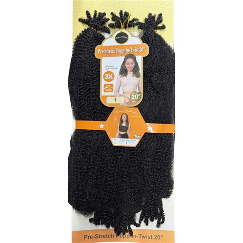 Kuknus Pre-Stretch Pop-In Twist Crochet Hair 20" | Braiding Hair ...