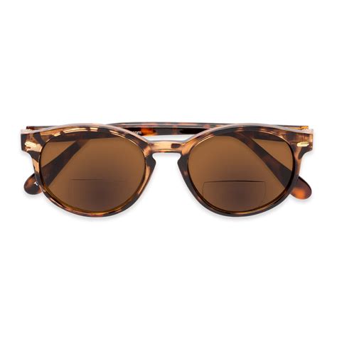 The Drama Bifocal-Style Reading Sunglasses - Reading Sunglasses - Bifocal - Dark Tortoise with ...