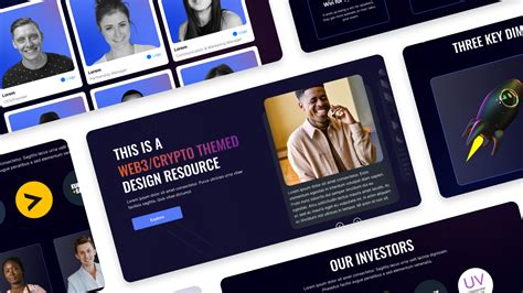 Web3/NFT/Crypto UI Assests and Landing Page | Figma