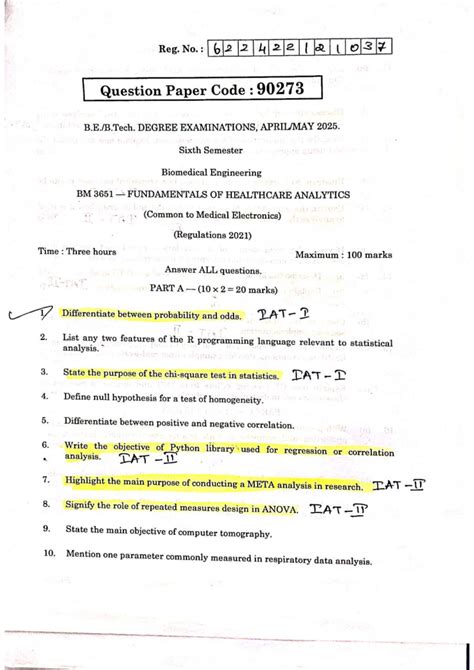 BM 3651 Final Exam: Important Questions on Healthcare Analytics - Studocu