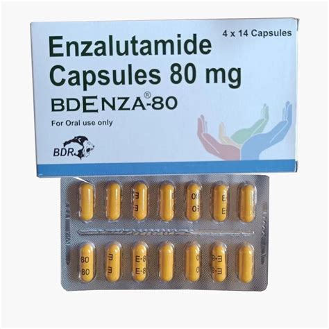 Enzalutamide bdenza 80 mg capsule at ₹ 19000/box | Enzalutamide Tablets ...