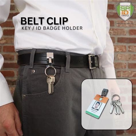 Key Holder Clip 2-Pack Heavy Duty Belt Clip Key Holders With 1 1/4" Key ...