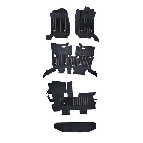 LXF Floor Mats for Ford New Endeavour- Black Color