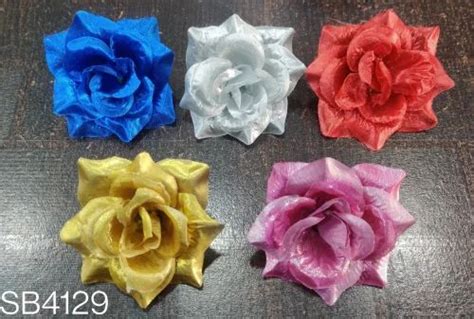 Color Changing Glittering Water Candles - Artificial Glitter Rose ...