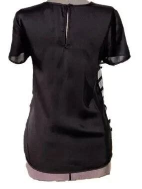 MICHAEL Michael Kors | Tops | Michael Kors Blackwhite Stripe Print Top ...