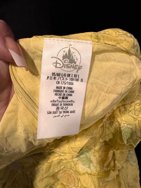 2022 Disney Parks Cinderella Floral Roses Dress, Women’s Large NWT