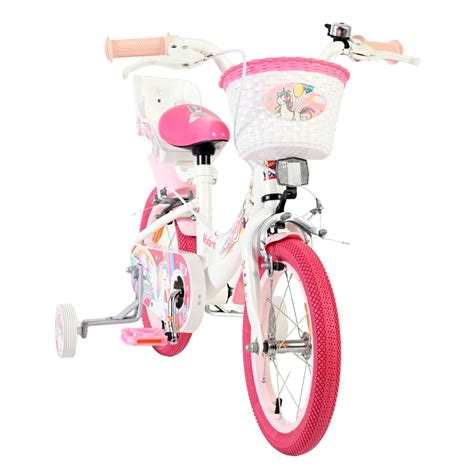 Volare Unicorn Fiets - 14 inch - Wit - Twee ... | Lobbes Speelgoed