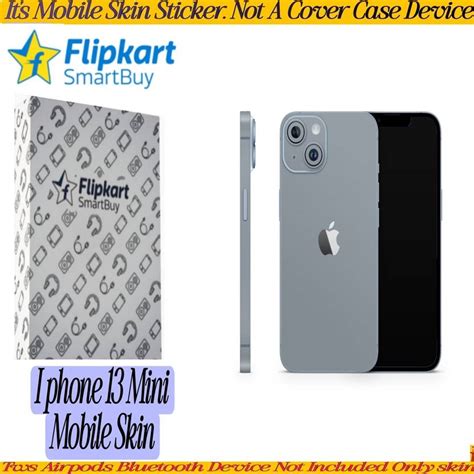 Flipkart SmartBuy I phone 13 mini mobile skin ultra finish quality grey ...