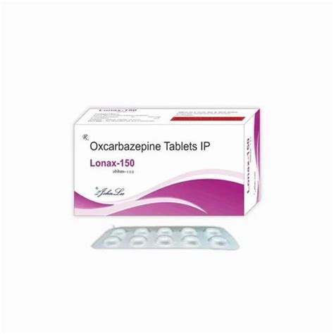 150mg Lonax Oxcarbazepine Tablets at ₹ 148/strip | Antiepileptic Drugs ...