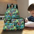 Backpack for Young Adults 3-Piece Set with Pencil Case Durable for 1-3 ...