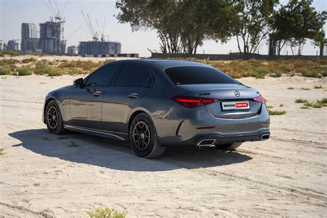 Rent Mercedes C200 Silver Metallic in Dubai, $113/day, No Deposit