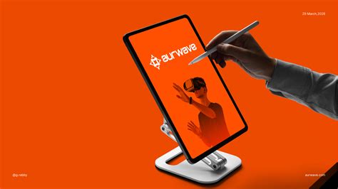 Aurwave Logo | Tech brand by G. Rabby on Dribbble