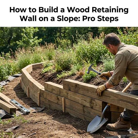 How to Build a Wood Retaining Wall on a Slope: Pro Steps