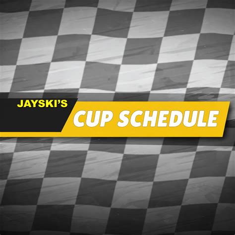2025 NASCAR Cup Series Schedule - Jayski's NASCAR Silly Season Site