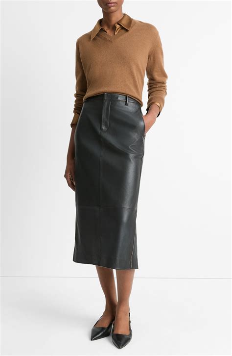Vince Leather Pencil Skirt | Nordstromrack
