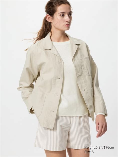 Women's Cotton Easy Shorts (Striped) | UNIQLO AT