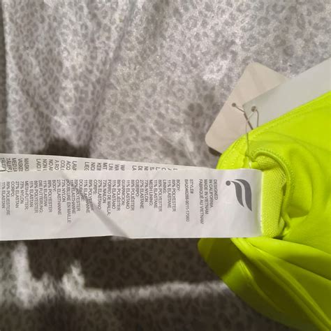 Fabletics XL Padded Sports Bra Bright Yellow NEW With Tags | eBay