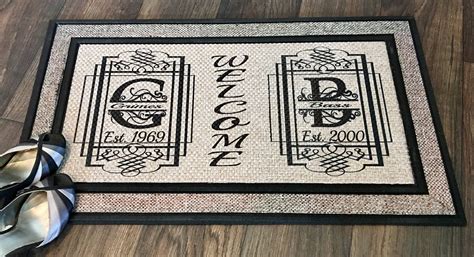 Wedding door mats | Beachweddingtips.com