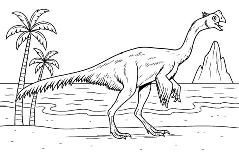 Gigantoraptor | 3 Free Printable Coloring Pages