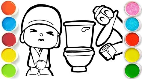 Pocoyo And Pato Cartoon Drawing, Painting & Coloring For Kids and ...