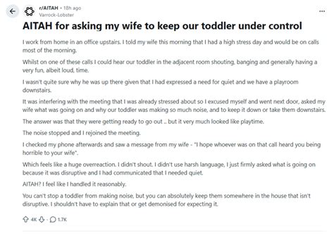 ‘I work from home; am I the villain?’ A stressed dad, a noisy toddler ...