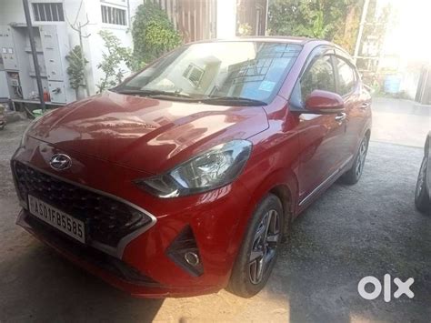 Hyundai AURA BS VI , FIERY RED - Cars in Chandmari, Guwahati - 1838680467