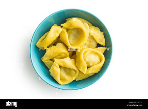 Stuffed vegetarian tortellini pasta Cut Out Stock Images & Pictures - Alamy