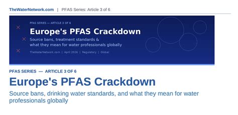 Europe's PFAS Crackdown - PFAS Series Article 3 of 6 - The Water ...