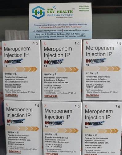 Meromer 1gm Injection at ₹ 150/vial | Inj Meropenem in Mumbai | ID ...