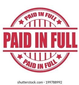 paid in full stamp clip art | Public domain vectors