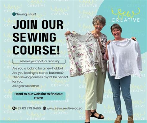 Sewing course, Lorraine Port Elizabeth, 26 January 2026 | AllEvents
