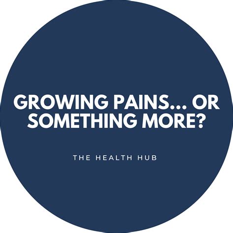 Growing Pains... or Something More? - Multidisciplinary Clinic | The Health Hub | Haywards Heath