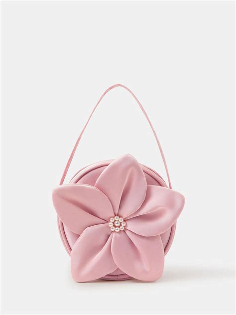 Buy Angels By Accessorize Pink Girls Appliqué Flower Handbag from Next ...