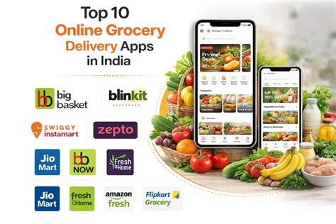 Top 10 Online Grocery App to Meet Customers Daily Needs